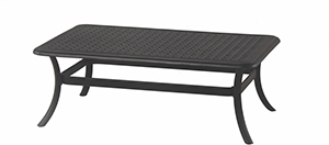 New Classic 28" x 48" Rectangle Cast Aluminum Coffee Table