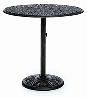 Tuscany 42" Round Pedestal Bar Table 41" High