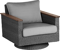 Swivel Lounge Chair/ Gray