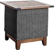 Square Side Table/ Gray