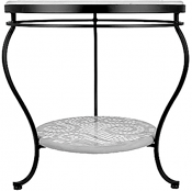 18" Aluminum Classic Tiered Side Table Base