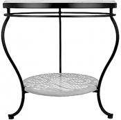 24" Aluminum Classic Tiered End Table Base
