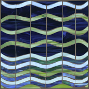 22" x 40" Hayden Modern Mosaic Top