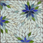 16" x 30" Montecito Modern Mosaic Top