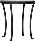 18" Iron Classic Chaise Side Table Base