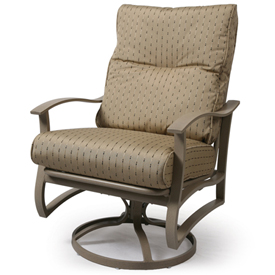 Albany Cushion Spring Swivel Club Chair