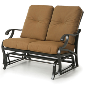 Volare Cushion Love Seat Glider