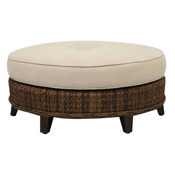 Antigua 42" Round Ottoman