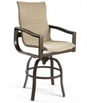 Belvedere Woven Swivel Bar Stool