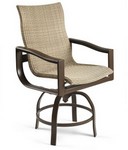 Belvedere Woven Swivel Balcony Height Stool