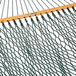Presidential Size Green DuraCord Rope Hammock