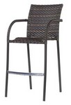 Tremont Barstool with Woven Arms