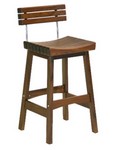 Sunset Bar Stool w/ Back