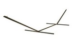 Tri-Beam Steel Hammock Stand - Bronze