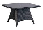 42" SR Conversation Table w/ Woven Glass Top