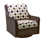 High Back DS Swivel Glider