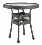 30" Round Bistro Table w/ Glass Top