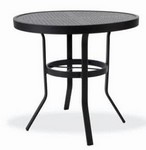 30" Round Dining Stamped Aluminum Table
