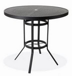 42" Round Bar Stamped Aluminum Table