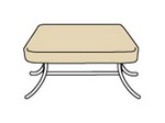 Oval and Rectangle Occasional Tables