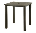 Sherwood 36" Square Slat Bar Table