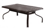 Waverly 24" x 48" Rectangle Cast Aluminum Coffee Table