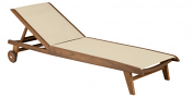 Topaz Sling Chaise (Beige)