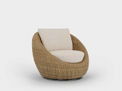 Velo Swivel Chair (Seat+Back Cushions)