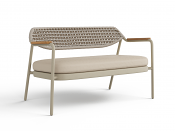 Aeris Loveseat in Teak