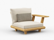 Sorrento End/Arm Seat (Reversible Left/Right)