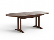 Racetrack 65-87″ Extension Ipe Dining Table