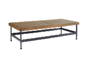 Rectangular Coffee Table w/ 2 Ipe Tops