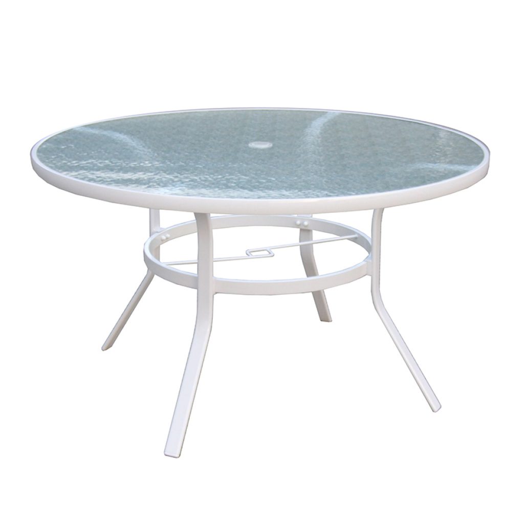 Capri 48" Round Table w/ Hole