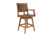 Opal Swivel Hi Dining Arm Chair