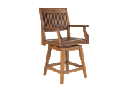 Opal Swivel Counter Height Arm Chair