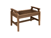 Opal 30" Bench With Arms