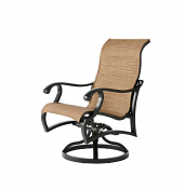 Volare Padded Sling Swivel Rocker