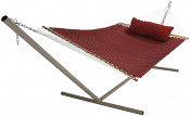 Large Soft Weave Hammock - Burgundy