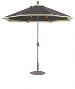 936 9' LED Lights Auto Tilt Umbrella